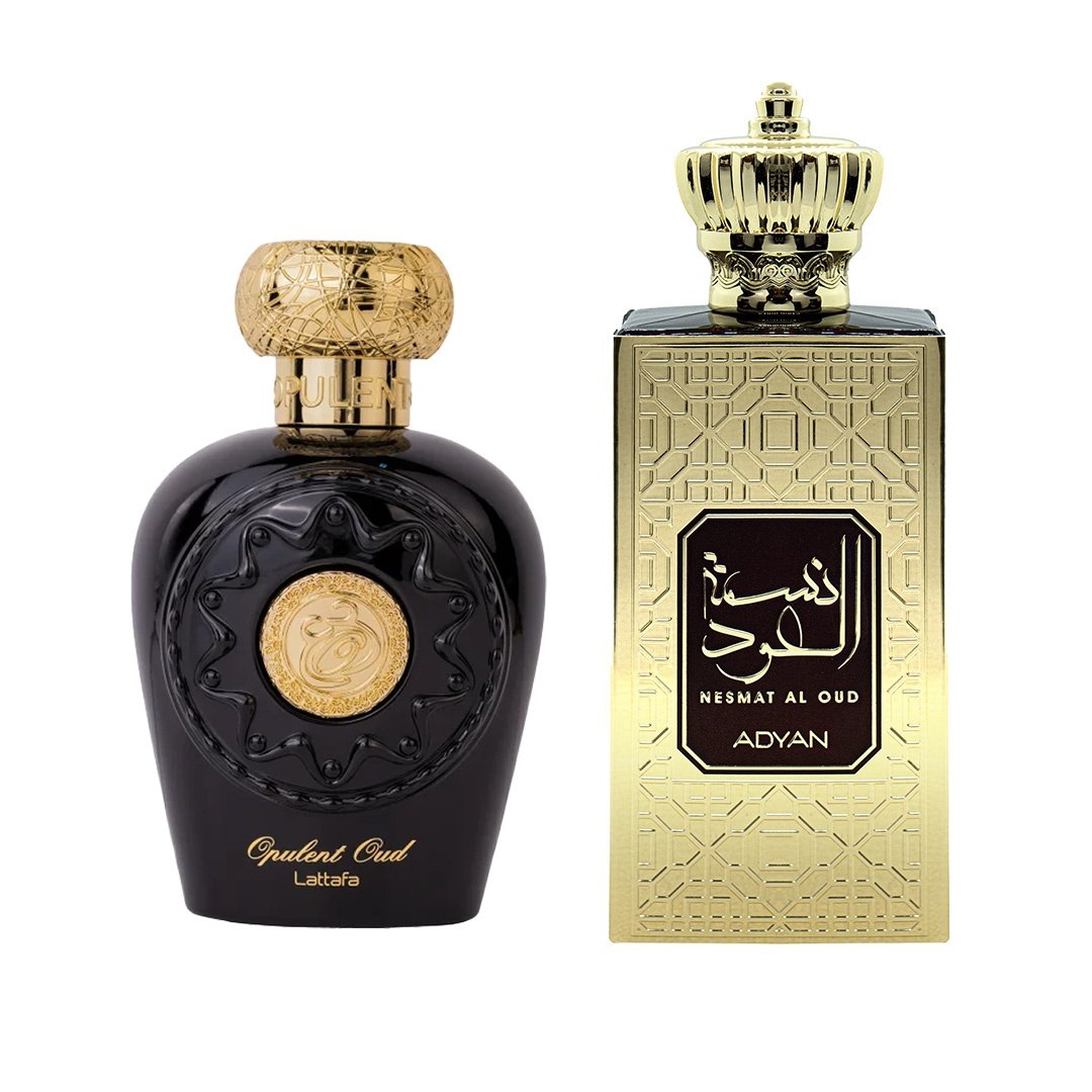 Pachet 2 produse, Nesmat al Oud by Adyan si Opulent Oud by Lattafa, 100 ml