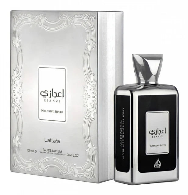 Parfum arabesc Lattafa Ejaazi Silver Intensive, apa de parfum 100 ml, barbati - 1 | YEO