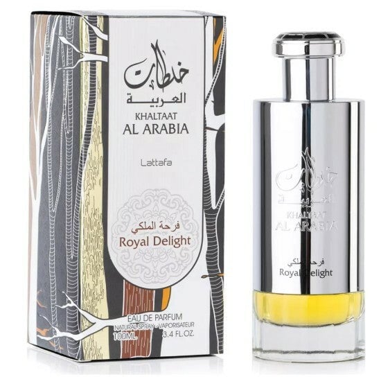 Parfum arabesc Lattafa Khaltaat Al Arabia Silver, apa de parfum 100ml, barbati