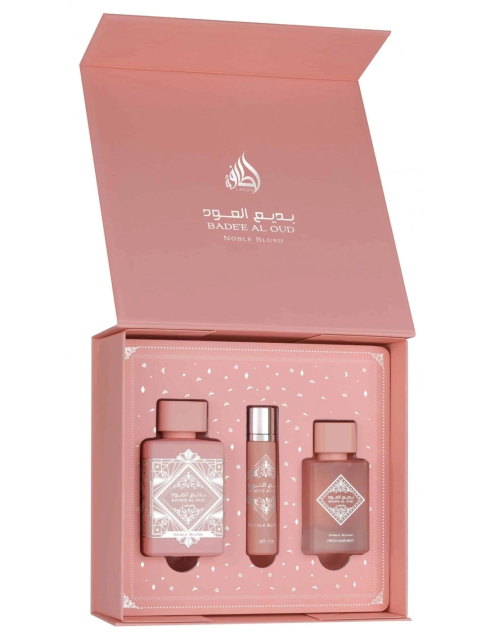 Set cadou Lattafa Badee Al Oud Noble Blush