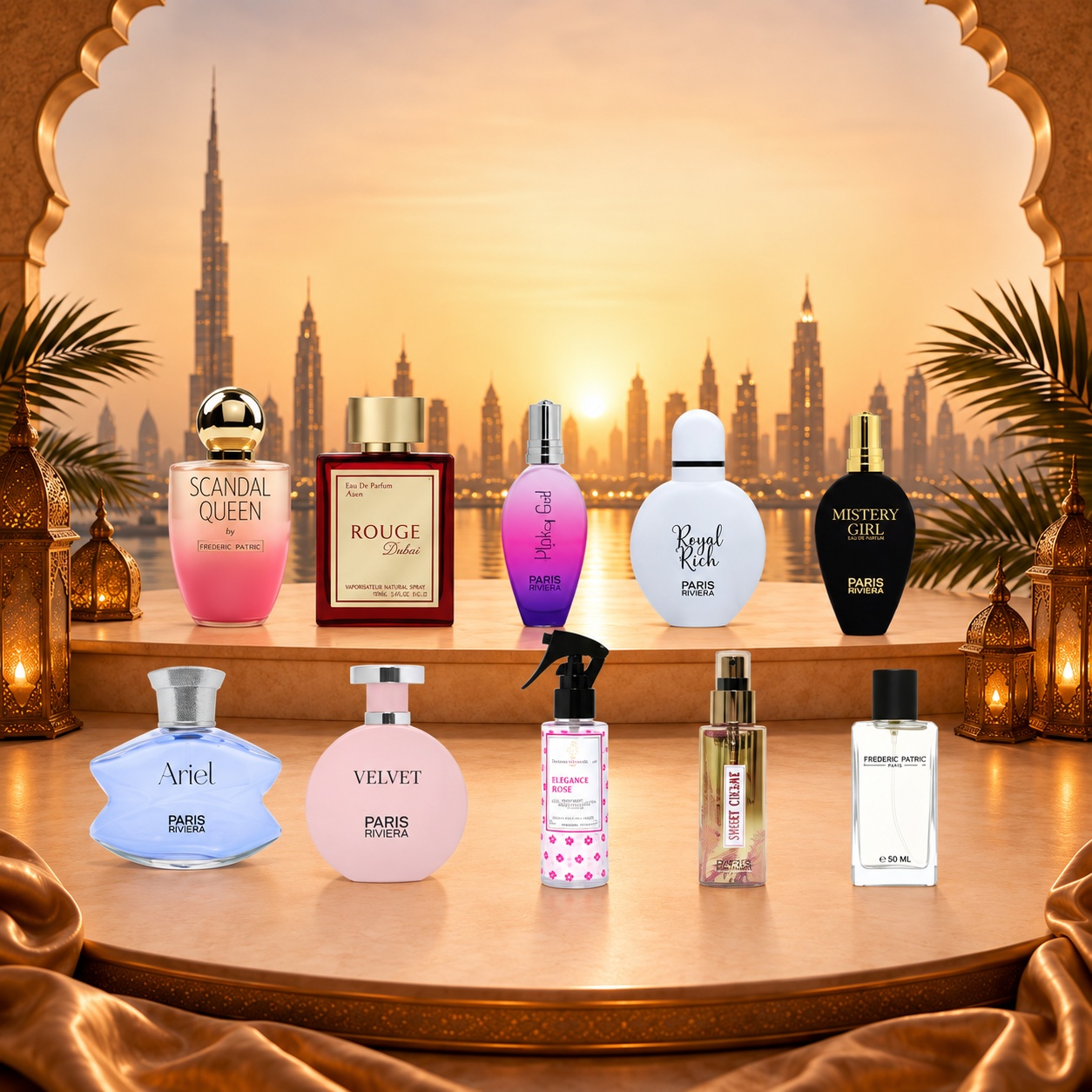 ? Dubai Queens Collection - 10 Parfumuri pentru femei