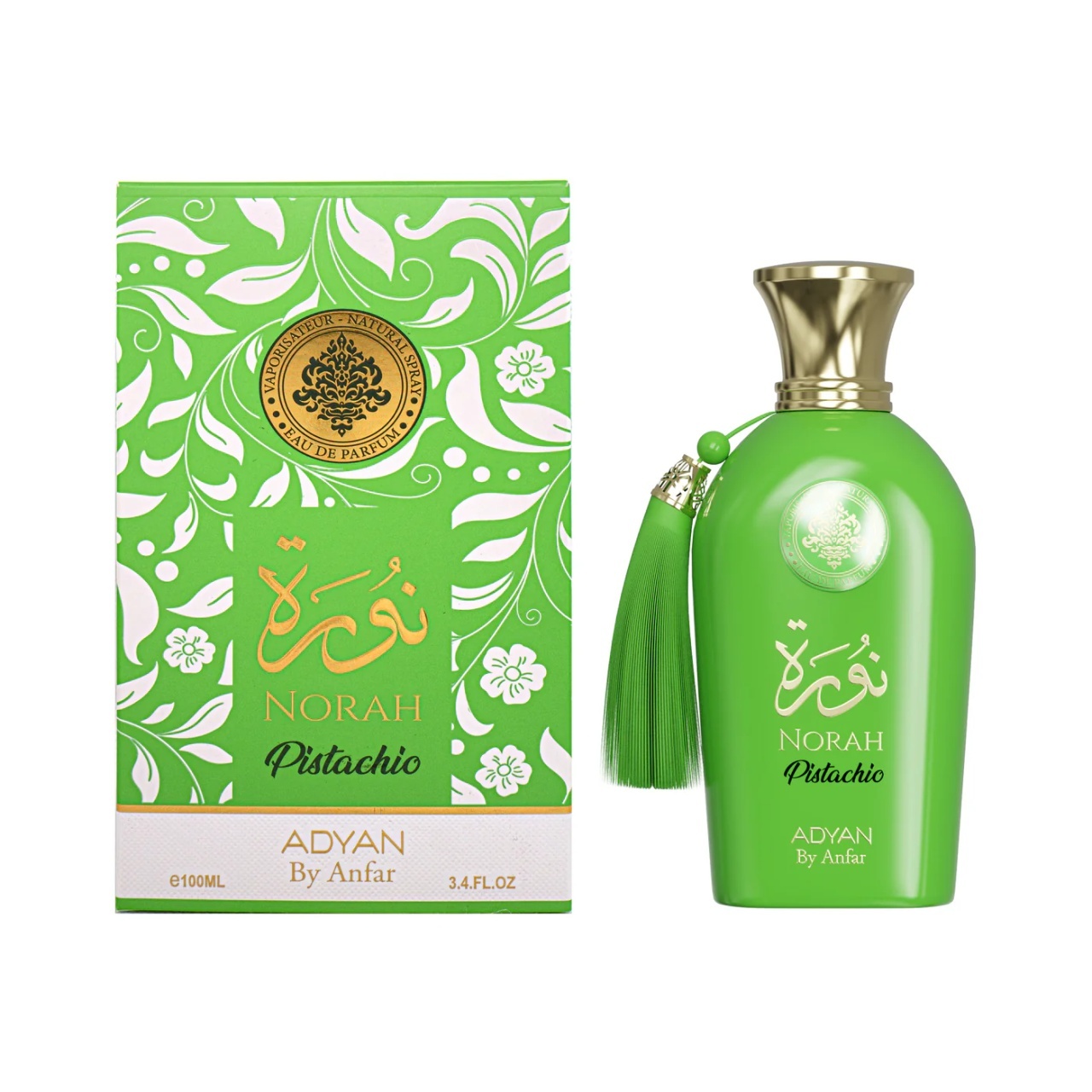 Apa de Parfum, Adyan,Norah Pistachio , dama, 100ML - imagine 2