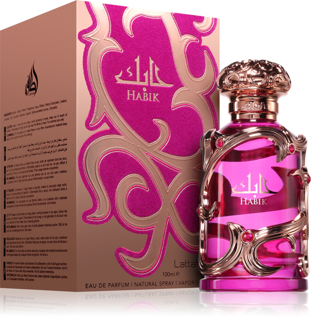 Lattafa Habik apa de parfum de dama 100 ml — imaginea 2