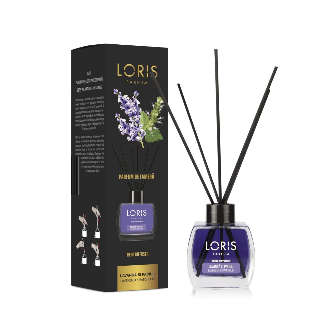 Odorizant camera - Loris Lavanda si Paciuli - 120ml