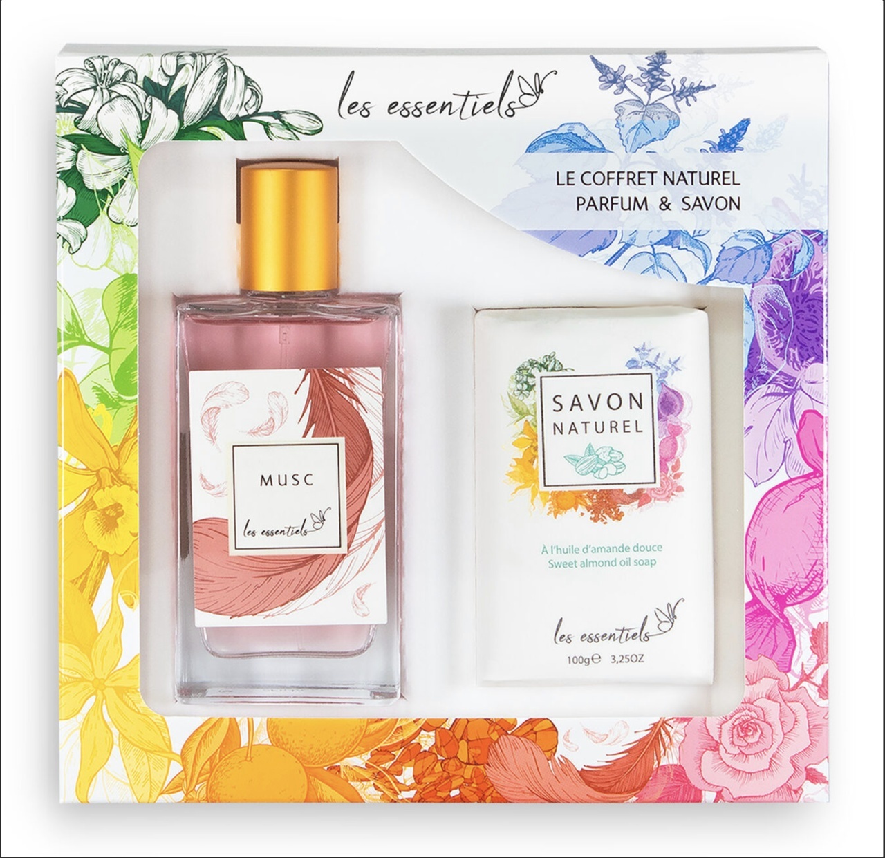 Set cadou, L'Office des Parfums, Musc, apă de parfum 80ml + sapun