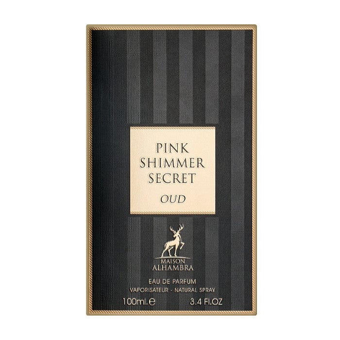 Apa De Parfum Alhambra Pink Shimmer Secret Oud, femei, 100 ml - 2 | YEO