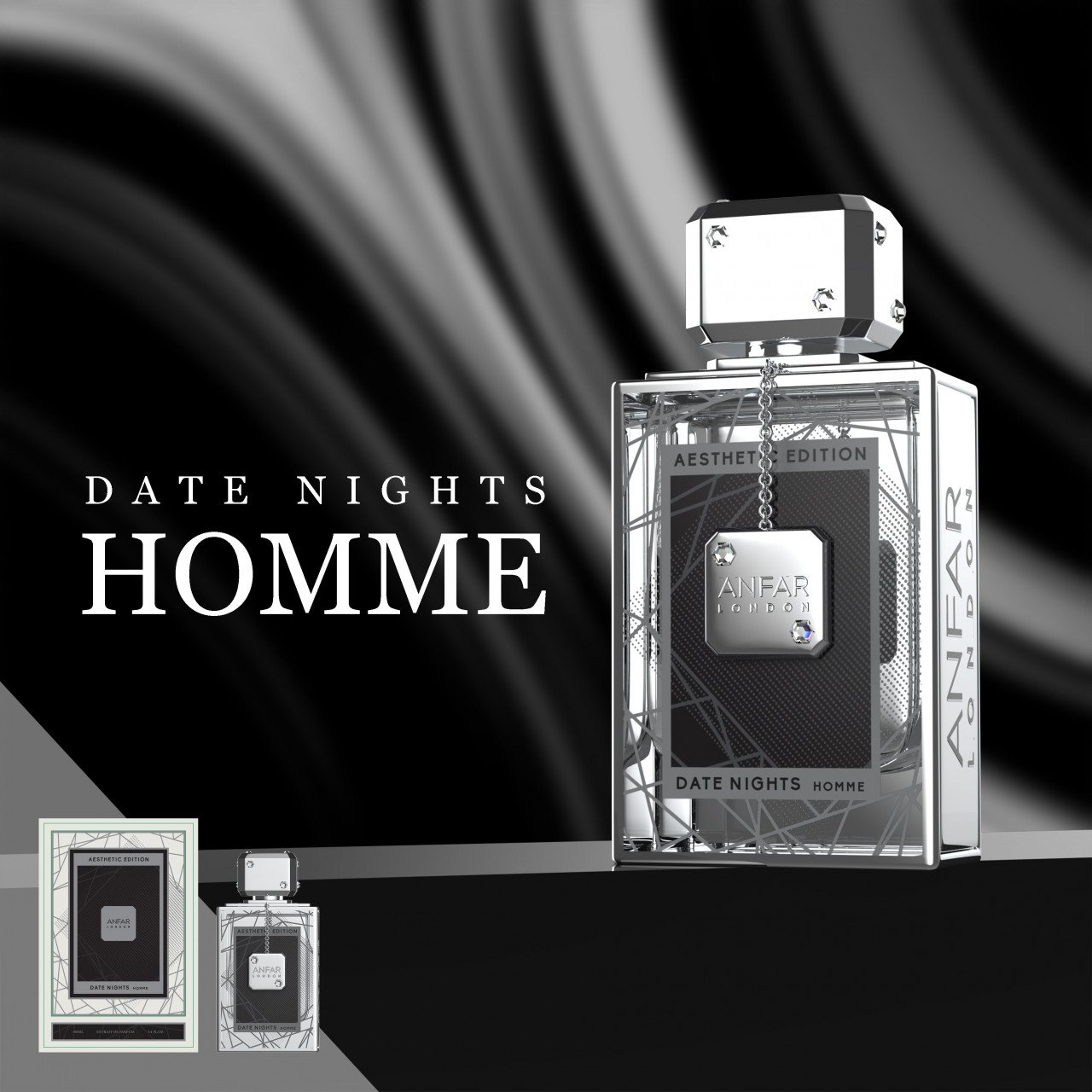 DATE NIGHT HOMME by ANFAR LONDON, extract de parfum, barbati, 100ML - 2 | YEO