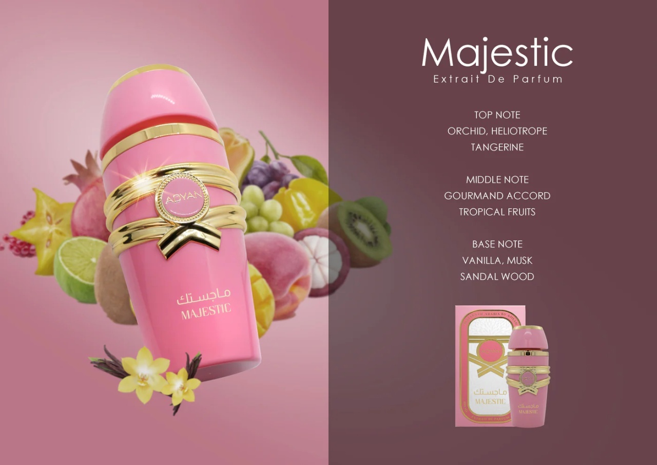 Extract de Parfum ADYAN, Majestic, dama, 100ML - imagine 3