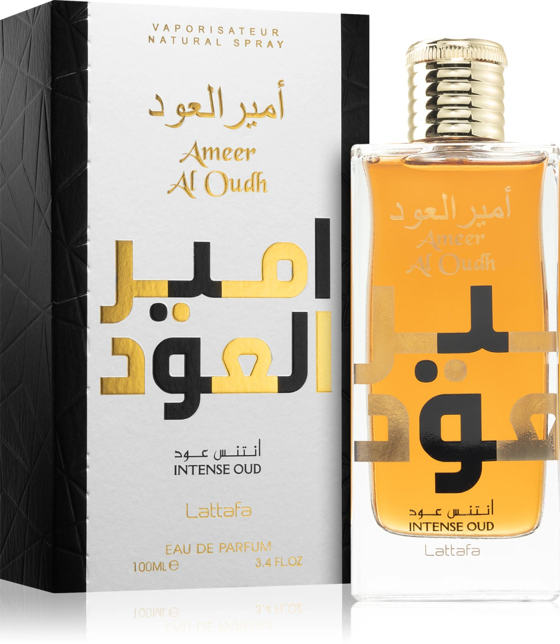 Apa de parfum, Ameer Al Oudh Intense Oud, Lattafa, 100 ml, unisex - imagine 3