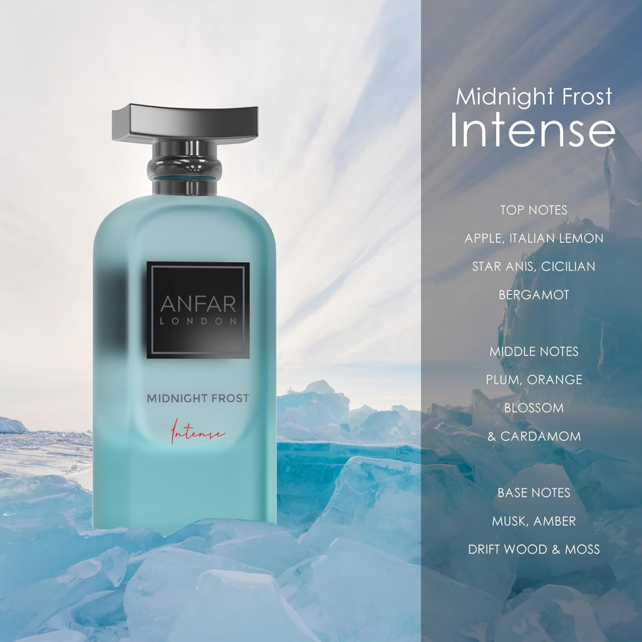 Apa de parfum, Anfar MIDNIGHT FROST INTENSE EDP 100 ML - 2 | YEO