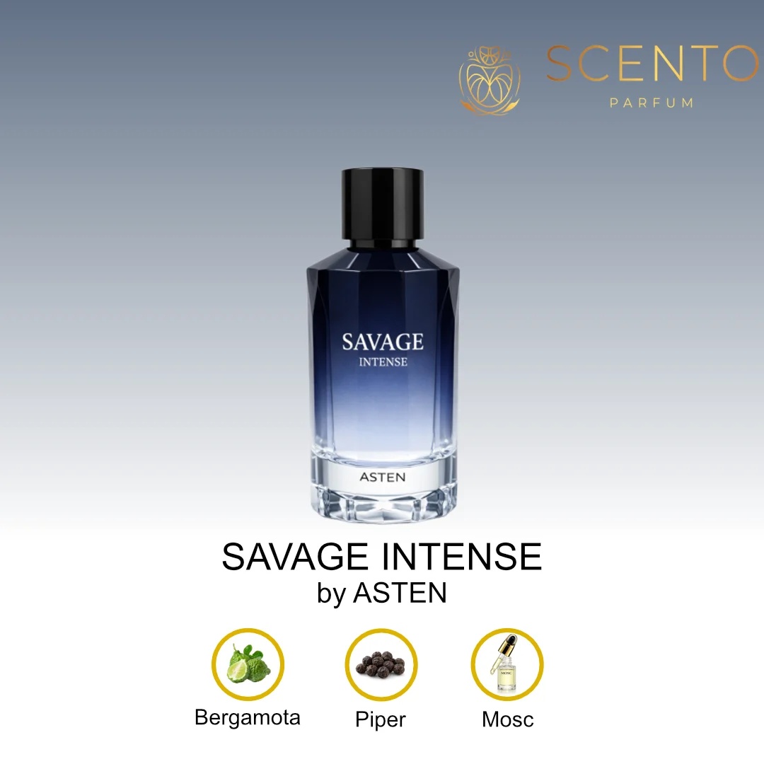 Apă de parfum Asten, Savage Intense, barbati, 100ml