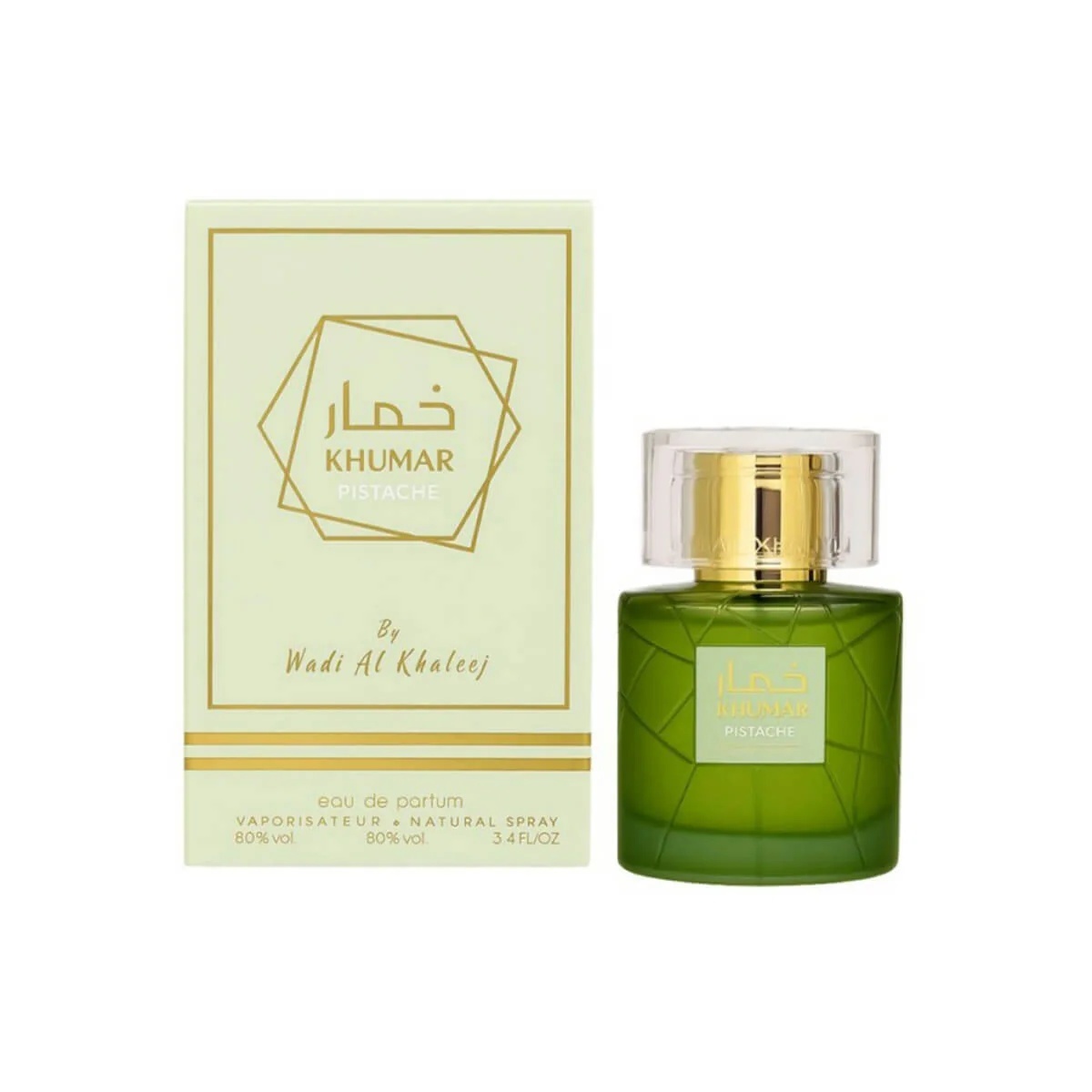 Apa de Parfum Khumar Pistache, Wadi Al Khaleej, Unisex - 100ml
