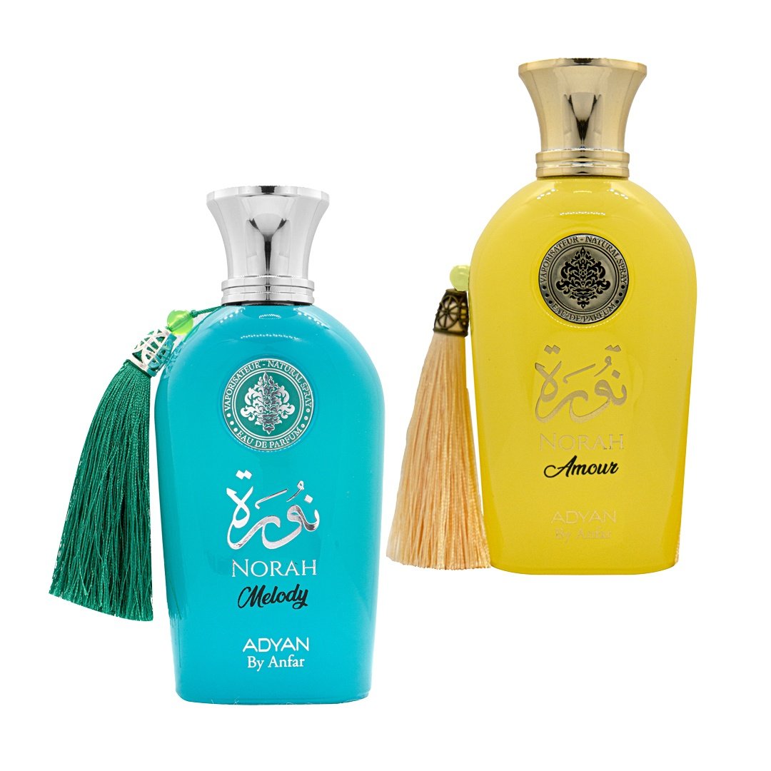 Pachet 2 parfumuri, Norah Amour si Norah Melody by Adyan, femei, 100ml