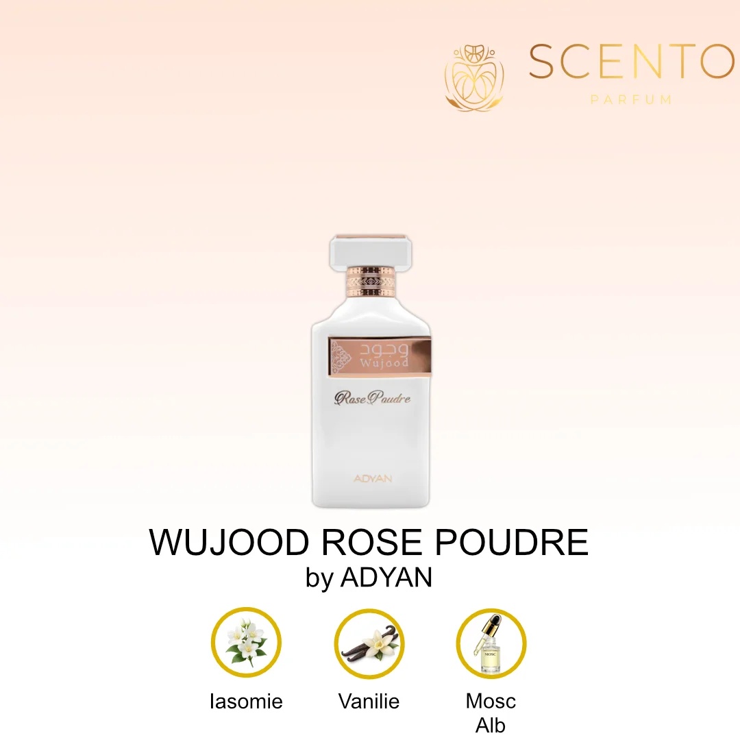 Apa de parfum Adyan, WUJOOD ROSE POUDRE, unisex, 100ml - Original Dubai