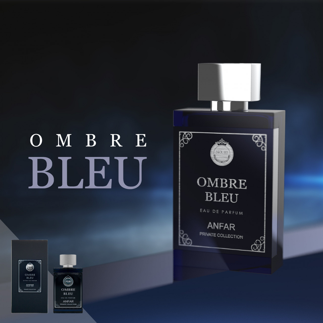 Bleu Ombre by ANFAR, extract de parfum, barbati, 50ML - 2 | YEO