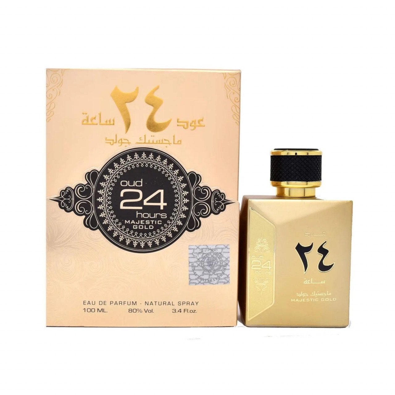 Parfum arabesc Oud 24 Hours Majestic Gold, Ard Al Zaafaran, apa de parfum 100 ml, unisex - 1 | YEO