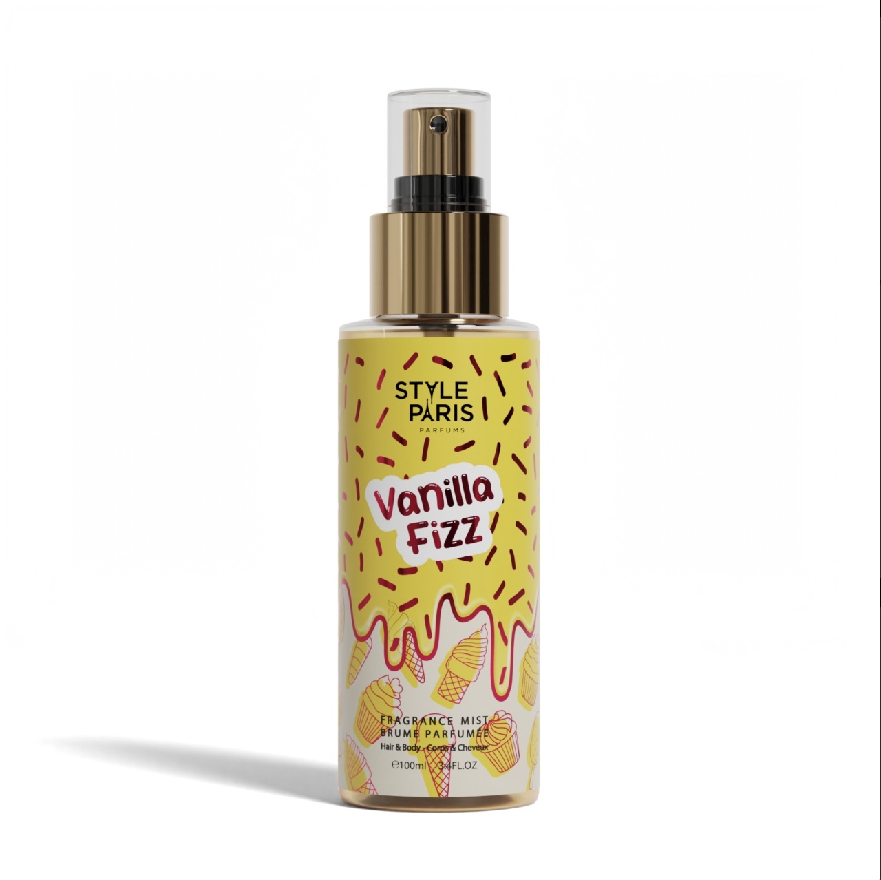 Spray de corp Vanilla Fizz - Style Paris, 100 ml - 2 | YEO