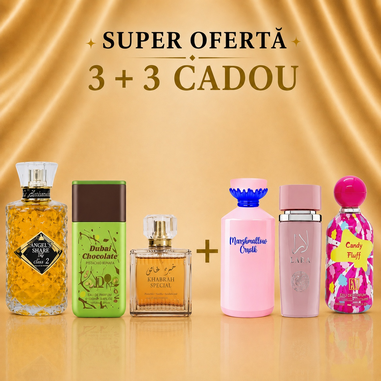 Sweet Dubai Collection 3+3 Parfumuri Cadou