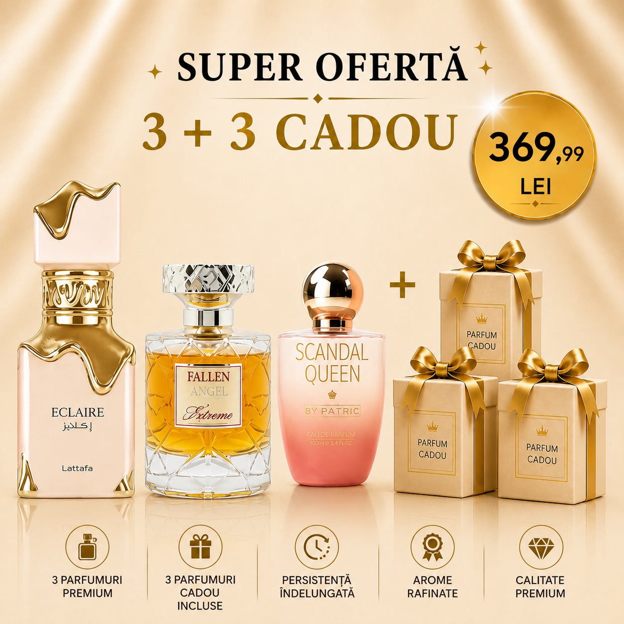 Ultimate Perfume Box – Eclaire + Fallen Angel + Scandal Queen + 3 CADOU ?
