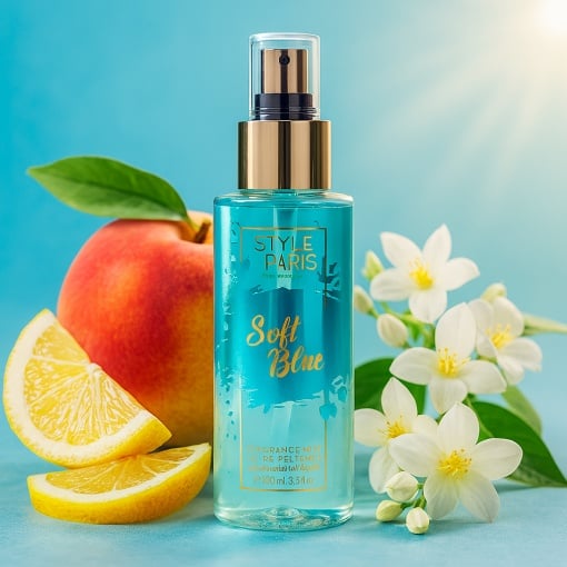 Spray de corp Soft Blue - Style Paris, 100 ml