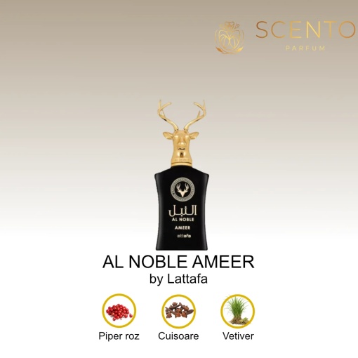 Parfum arabesc Al Noble Wazeer by Lattafa, apa de parfum 100ml