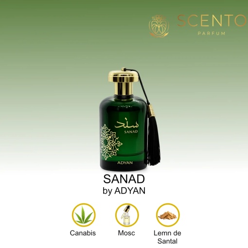 Apă de parfum Adyan, Sanad, unisex, 100ml