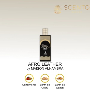Apa de parfum Afro Leather - Maison Alhambra 80 ml, unisex