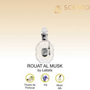 Apa de Parfum Lattafa, Rouat Al Musk, Femei, 100 ml - Original Dubai