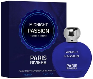 Apa de toaleta, Midnight Passion Femme, Paris Riviera, 100 ml, dama