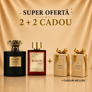 Pachet Fallen Angel Night Edition + Rouge Dubai + 2 parfumuri cadou