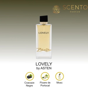 Apă de parfum Asten, Lovely, femei, 100ml - Original Dubai