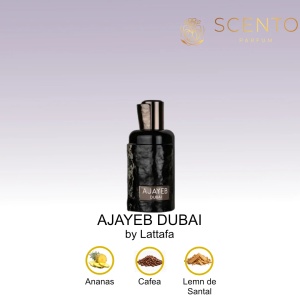 Apa de Parfum Lattafa Ajayeb Dubai, Unisex, 100 ml - Original Dubai