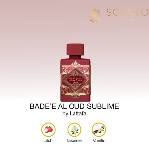 Apa de Parfum Lattafa Bade’e Al Oud Sublime, Unisex, 100 ml - Original Dubai