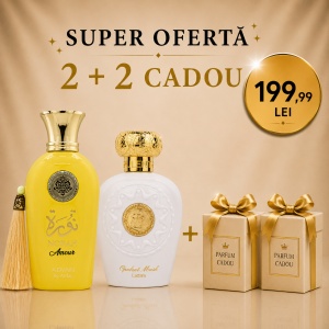 Norah Amour + Opulent Musk + 2 parfumuri 100 ml cadou