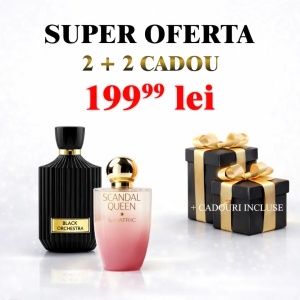 Pachet Scandal Queen + Black Orchestra + 2 parfumuri cadou