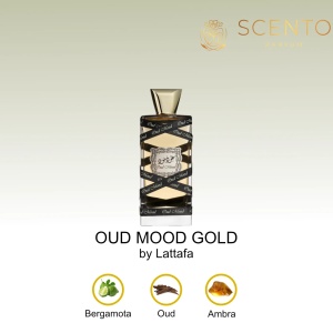 Parfum arabesc Oud Mood Gold, Lattafa, 100ml apa de parfum, femei - Original Dubai - Img 1