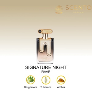 Parfum arabesc Signature Night, RAVE, apa de parfum 100 ml, femei
