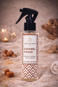 Spray de camera, L'Office des Parfums, CARAMEL CHAUD, 100 ml - Original Franta - Img 2