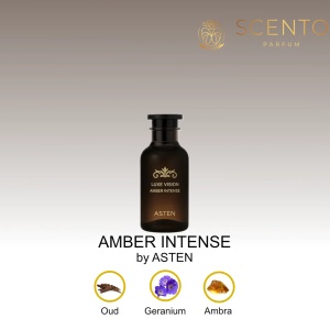 Apa de parfum Asten, Amber Intense, unisex, 100ml - Original Dubai