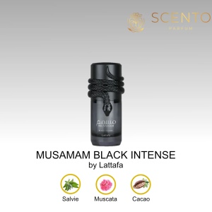 Lattafa Musamam Black Intense 100ml, Apa de Parfum, Unisex - Original Dubai
