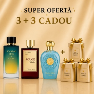 Scandal King + Rouge Dubai + Opulent Dubai + 3 parfumuri cadou 100 ml