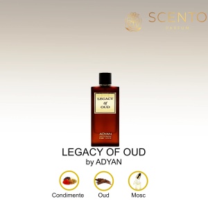 Apă de parfum Adyan, Legacy of Oud, unisex, 100ml - Original Dubai