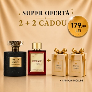 Pachet Fallen Angel Night Edition + Rouge Dubai + 2 parfumuri cadou
