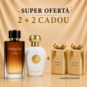 Pachet Opulent Musk + Tobacco + 2 parfumuri cadou