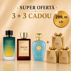 Scandal King + Rouge Dubai + Opulent Dubai + 3 parfumuri cadou 100 ml