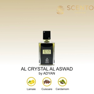 Apă de parfum ADYAN, AL CRYSTAL AL ASWAD, barbat, 100ML - Original Dubai