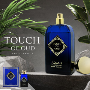 Apa de Parfum ADYAN, TOUCH OF OUD, barbati, 100ML - Original Dubai - Img 3