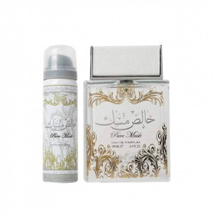 Apa de parfum, PURE MUSK by Lattafa, 100ml, unisex - Original Dubai