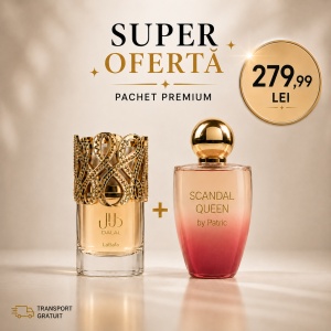 Pachet Premium Lattafa Dalal + Scandal Queen by Patric