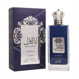 Parfum Ana Al Awwal Blue, Nusuk, apa de parfum 100ml, unisex - Img 3